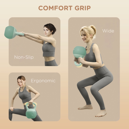 Haltère russe souple 18&nbsp;lb de Soozier, poids rempli de sable avec poignée, poids massif pour entraînement du corps et de la force, équipement