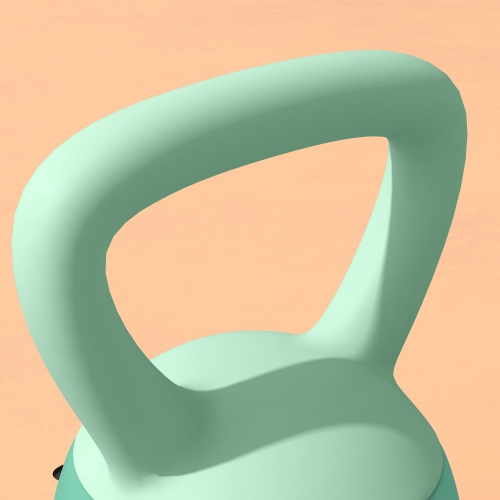 Haltère russe souple 18&nbsp;lb de Soozier, poids rempli de sable avec poignée, poids massif pour entraînement du corps et de la force, équipement