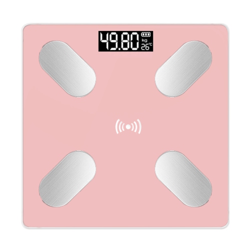 Modern electronic weight scale - instant reading, overload indication, tempered glass scale plate, durable and easy-to-clean surface, minimalist style