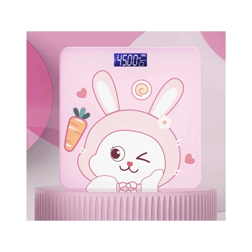 Cute digital scale – accurate measurement, easy-to-read display, touch-activated automatically, durable tempered glass scale