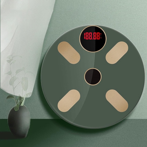 Professional digital weight scale - 180 kg range, anti-dumping design, automatic LED display, high-quality tempered glass