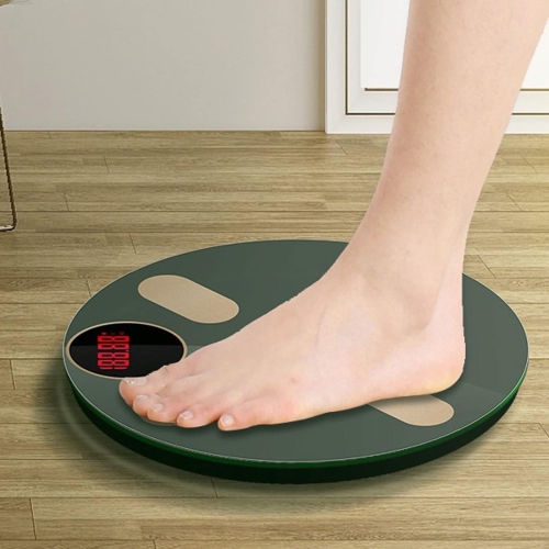 Professional digital weight scale - 180 kg range, anti-dumping design, automatic LED display, high-quality tempered glass