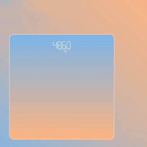 GREEN SCENIC  Elegant Digital Weight Scale - Large Lcd Display, Clear Display, Space-Saving Design, A Perfect Gift for Fitness And Health