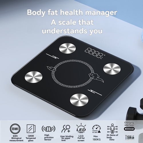 Accurate charging weight scale for home use, professional body fat scale, smart electronic scale, human body Bluetooth electronic scale