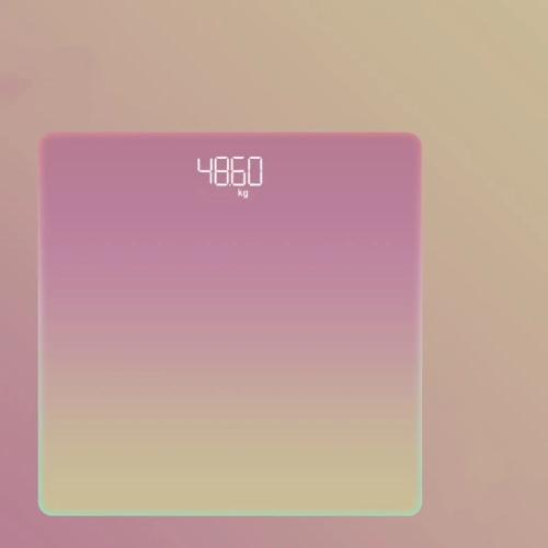 Modern digital weight scale electronic scale - large LCD display, slim design, accurate weight tracking, durable and portable, suitable for home use