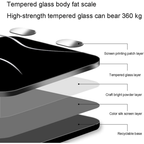 Modern digital weight scale electronic scale - large LCD display, slim design, accurate weight tracking, durable and portable, suitable for home use