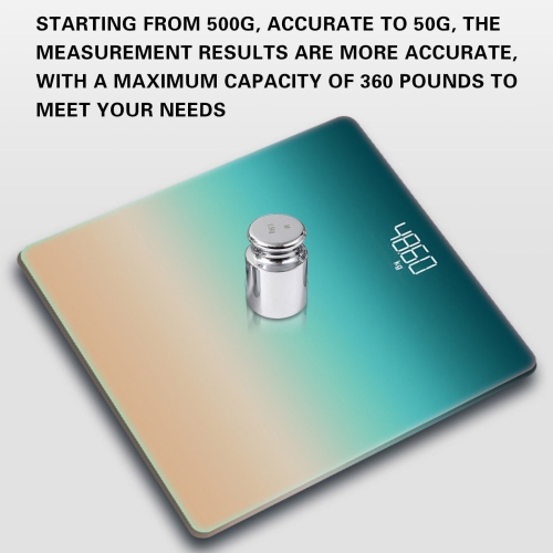 Elegant digital weight scale - large LCD display, clear display, space-saving design, a perfect gift for fitness and health