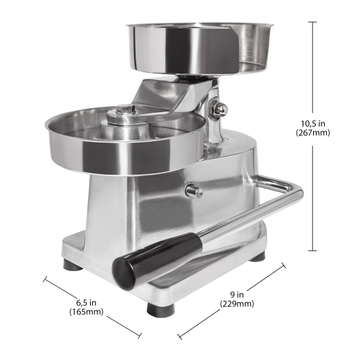 A-A150 Commercial Burger Press | Meat Patty Maker | Patty Forming Processor | 6"