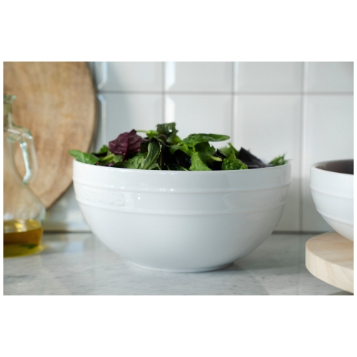 STAUB – Ensemble de 2 grands bols à mélanger en céramique Ceramique, blanc