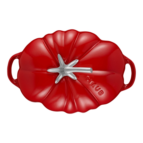 STAUB La Cocotte 2.8 L Cast Iron Tomato Cocotte, Cherry