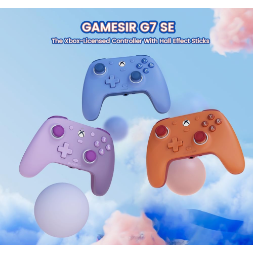 GameSir G7 SE Wired Xbox Controller with Hall Effect Joysticks and Hall Triggers, Works with Xbox One, Xbox Series X|S, Windows 10/11,