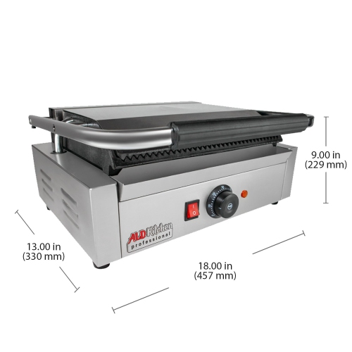 NP-690 Panini Press | Sandwich Maker Machine with Wide Surface | Adjustable Control | Nonstick Coating | 110V