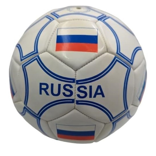 3D Crystal Youth Soccer Ball with Country Flag Colors - Soccer Ball Size 5 -Diameter