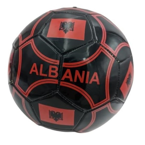 3D Crystal Youth Soccer Ball with Country Flag Colors - Soccer Ball Size 5 -Diameter