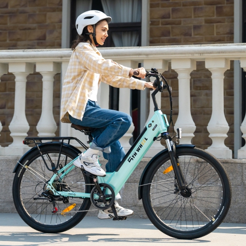 5TH WHEEL LB18 Electric Bike for Adult with 350W Motor, 26" EBike with 36V 10.4Ah Removable Battery Ebike, Electric Bicycle with 7 Speed, UL2849