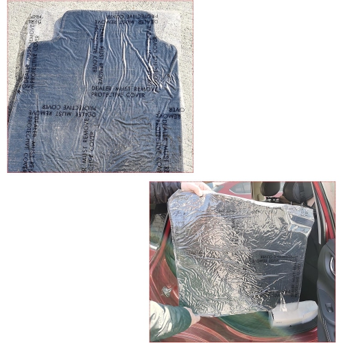 HFS(R) Car Floor Mat Clear Adhesive Car Carpet Protector Film Roll Breakpoint Protector Cover Sheet 24 in X 200FT 4 Mil Thickness