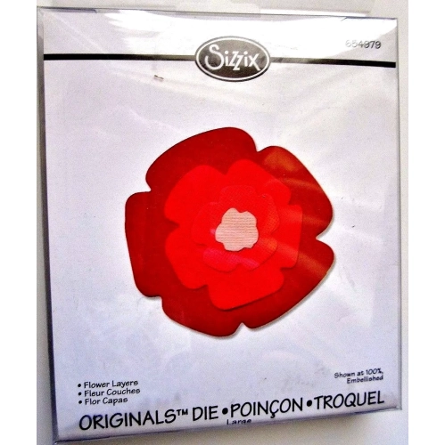 Sizzix Flower Layers Originals large die #654979