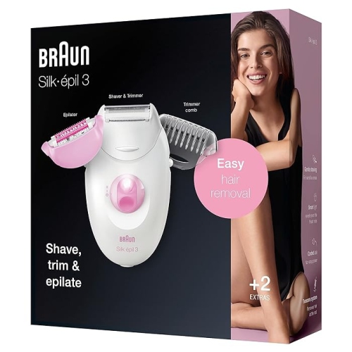 Braun Silk-epil 3-3270 Epilator, 1 Count