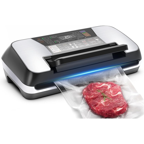 Image 1 of 5.. OidoZac Food Vacuum Sealer Machine - Metallic