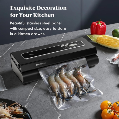 Mesliese Vacuum Sealer Machine -Black