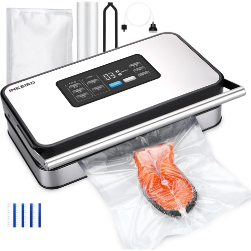 Image 1 of 5.. INKBIRD Food Vacuum Sealer Machine with Dual Pump - Silver