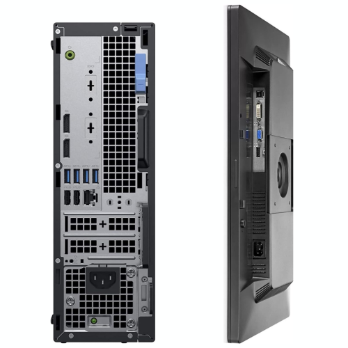 Refurbished Dell OptiPlex 5070 SFF Desktop | Intel Core i5-8400, 16GB RAM, 512GB SSD, Windows 11 Pro + HP 23” Monitor, Keyboard, Mouse, Platronx