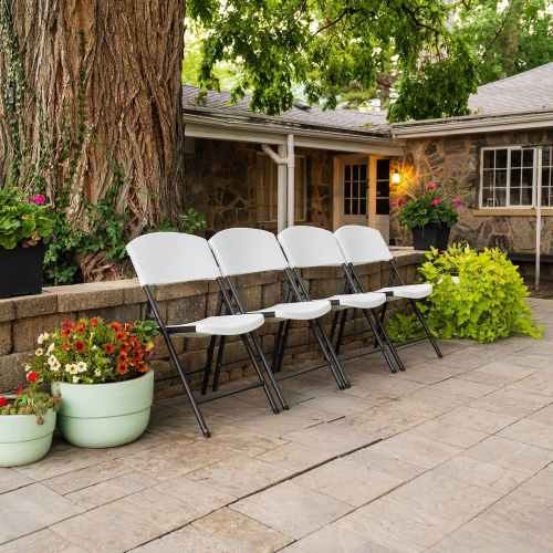 LIFETIME 4-Pack Commercial Folding Chair Bundle