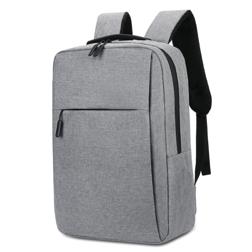 Image 1 of 4.. PANDACO Grey Oxford Cloth Everyday Backpack