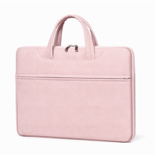 PANDACO Pink Suede Messenger Bag
