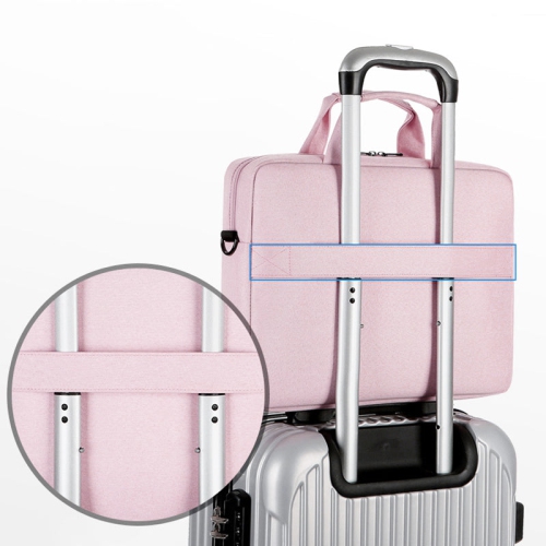 PANDACO Pink Oxford Cloth Messenger Bag