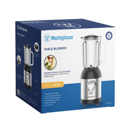 Westinghouse Modern Touch Table Blender with Stainless Steell Design