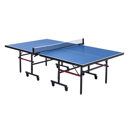 VEVOR Ping Pong Table, Professional Table Tennis Game, Indoor MDF Portable Table Tennis Table, Foldable Ping Pong Table with Quick Clamp Net,10