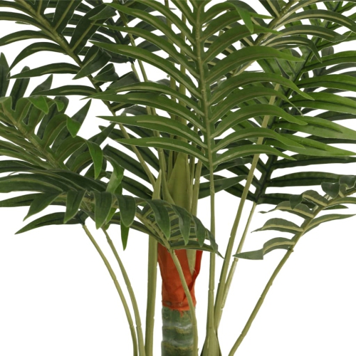 vidaXL Artificial Palm Tree with 3 Trunks Green 85 cm PP