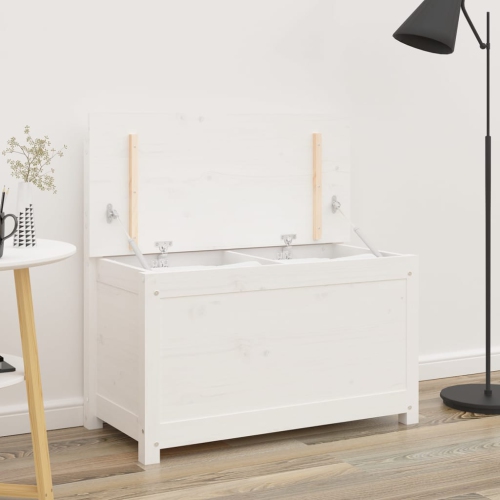 Banc vidaXL 80 x 41 x 77&nbsp;cm en pin massif blanc