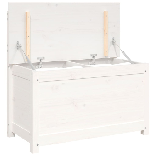 Banc vidaXL 80 x 41 x 77&nbsp;cm en pin massif blanc
