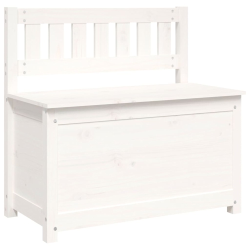 Banc vidaXL 80 x 41 x 77&nbsp;cm en pin massif blanc