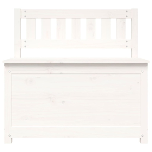 Banc vidaXL 80 x 41 x 77&nbsp;cm en pin massif blanc