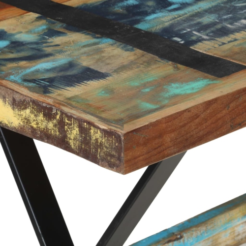 vidaXL Dining Table 120x60x76 cm Solid Reclaimed Wood