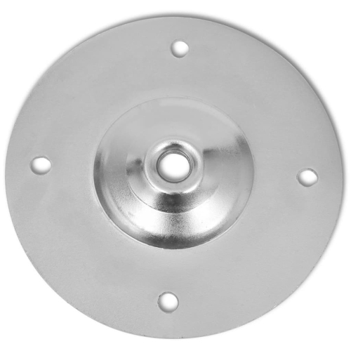 2 pattes de table télescopiques 710 mm-1100 mm chromées