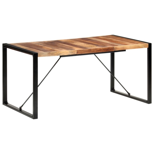 vidaXL Dining Table 160x80x75 cm Solid Wood