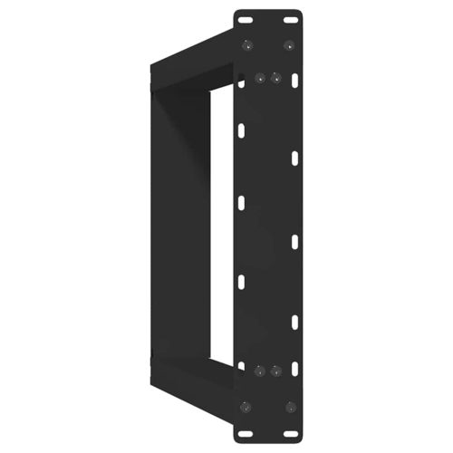 vidaXL Dining Table Legs U-Shaped 2 pcs Black 60x(72-73) cm Steel