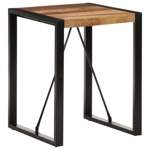 vidaXL Dining Table 60x60x75 cm Solid Acacia Wood