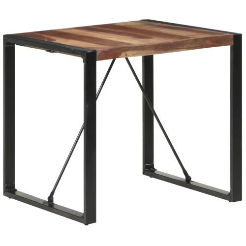vidaXL Dining Table 80x80x75 cm Solid Wood