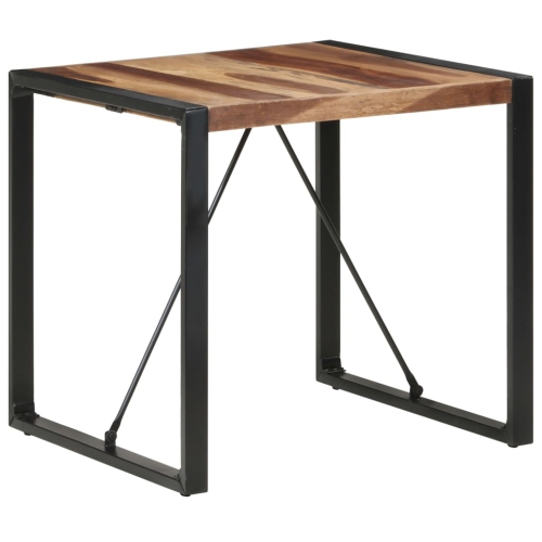 vidaXL Dining Table 80x80x75 cm Solid Wood