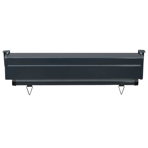 vidaXL Balcony Side Awning 85x250 cm Grey