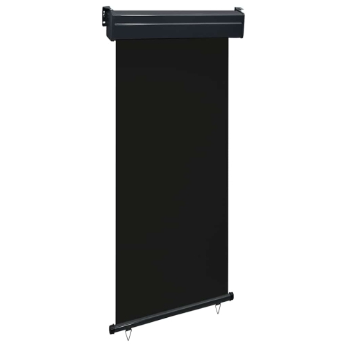 vidaXL Balcony Side Awning 105x250 cm Black