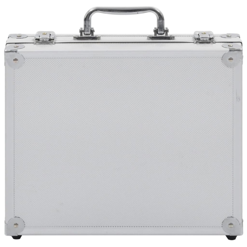 vidaXL Gun Case Aluminium ABS Silver