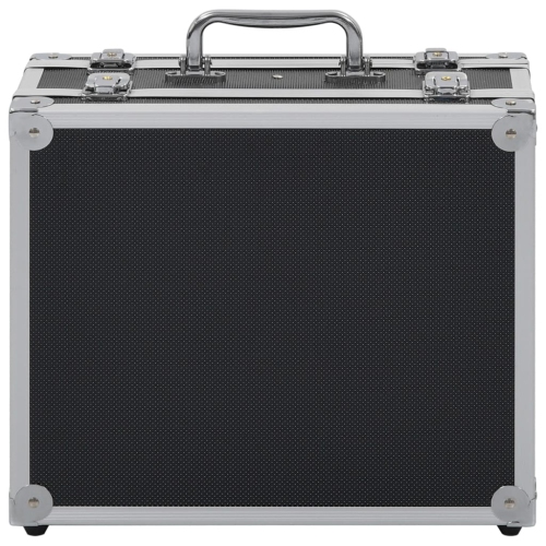 vidaXL Gun Case Aluminium ABS Black