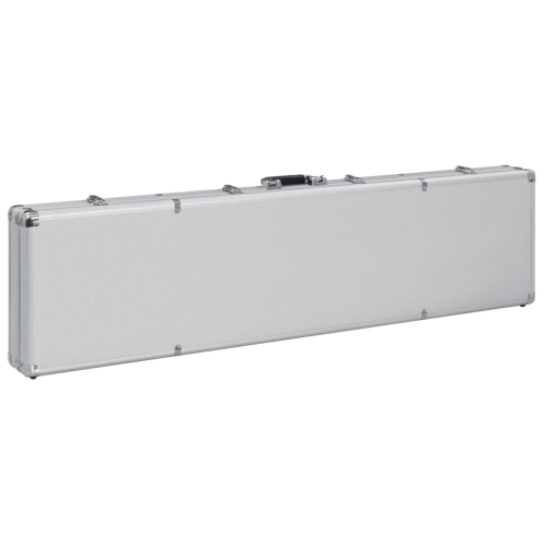 vidaXL Gun Case Silver 134x35x12 cm Aluminium