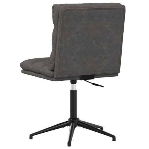 vidaXL Dining Chair Black Faux Leather